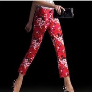 J. Crew city fit cherry blossom capri